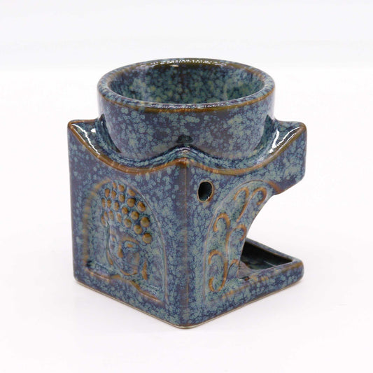 Square Buddha Burner - Dusty Blue