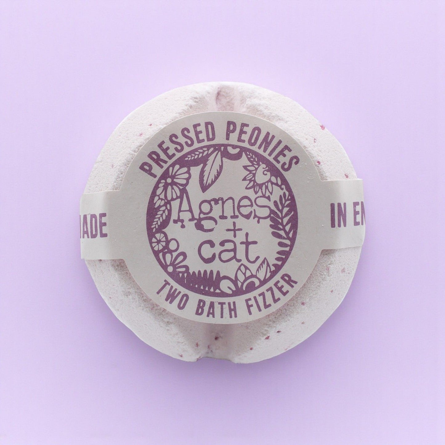 Agnes + Cat Bath Fizzer - Pressed Peonies