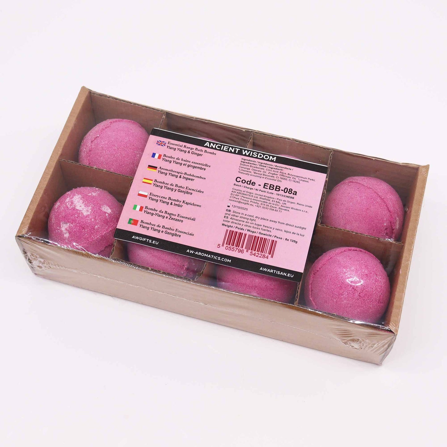 Essential Oil Bath Bomb - Ylang Ylang & Ginger