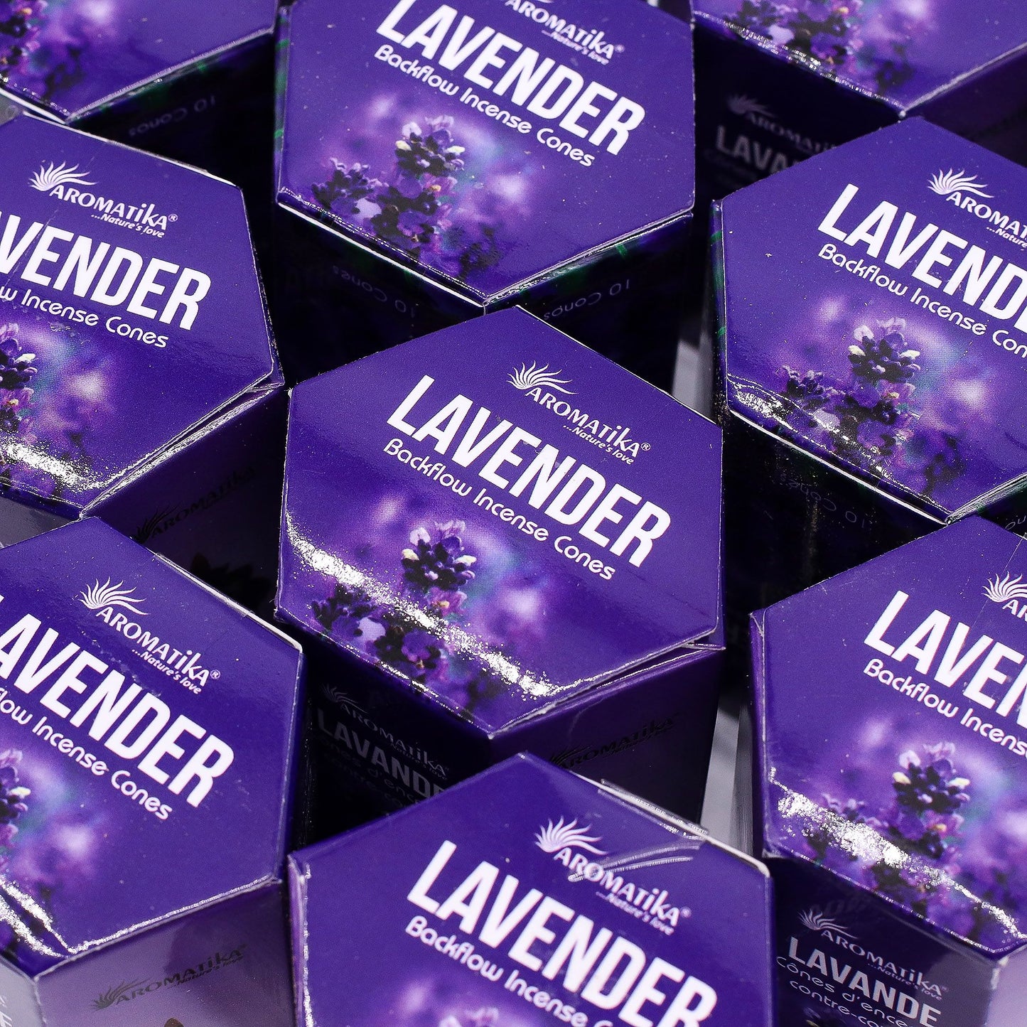 Pack of 10 Masala Backflow Incense - Lavender