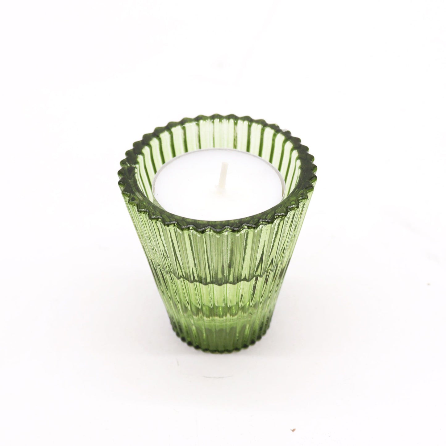 Flip Dinner Candle / Tealight Holder - Garden Jade