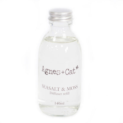 Agnes + Cat Reed Diffuser Refill - Seasalt and Moss 150ml