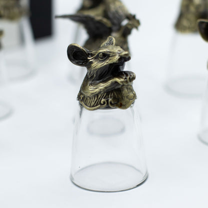 Gift Set of 12 Glasses (25ml) - Forest & Mystical Creatures