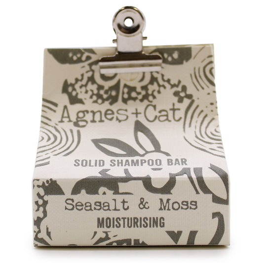 Agnes + Cat Sea Salt & Moss Solid Shampoo