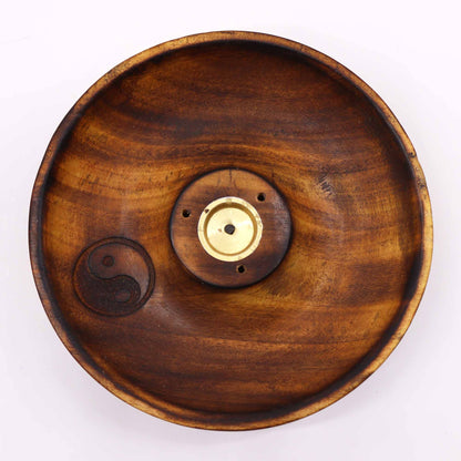 Incense Stick & Cone Burner Disc - Yin & Yang