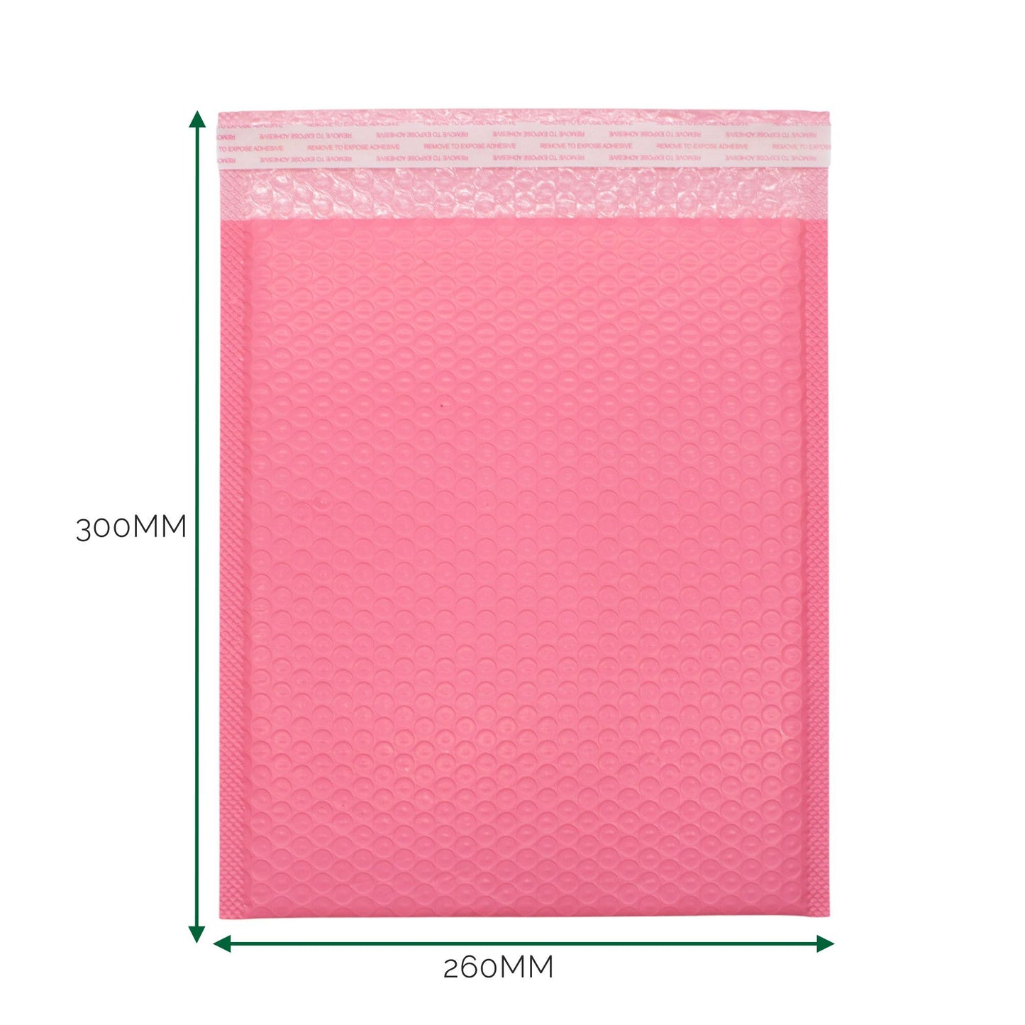 Pink Poly Bubble Envelope (260x300+40mm)