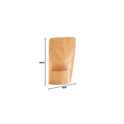 Kraft Window Bag 10x16 cm