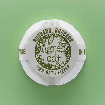 Agnes + Cat Bath Fizzer - Rhubarb Rhubarb