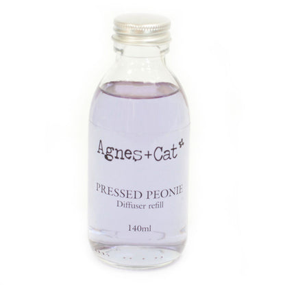 Agnes + Cat Reed Diffuser Refill - Pressed Peonies 150ml