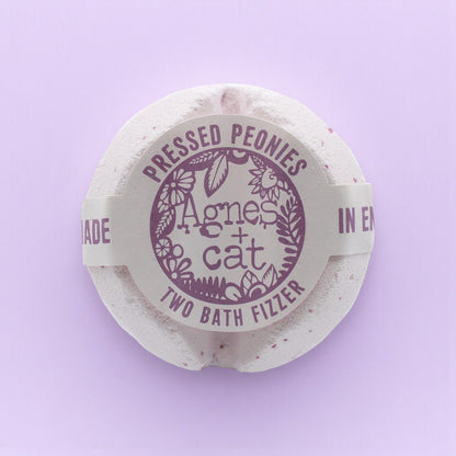 Agnes + Cat Bath Fizzer - Pressed Peonies