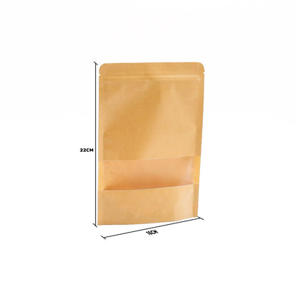 Kraft Window Bag 16 x24 cm