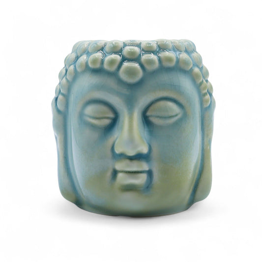 Buddha Oil Burner - Blue