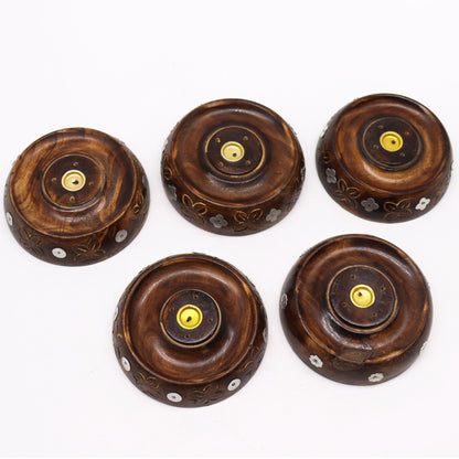 Cone & Stick Burner- Asst Design - Mango Wood