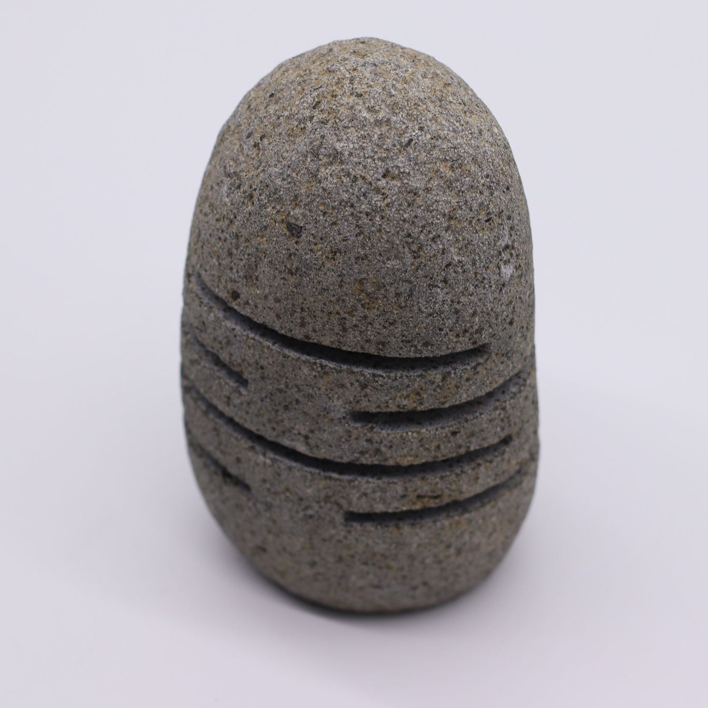 Natural Riverstone Candle Holder - Standing Stone Cut