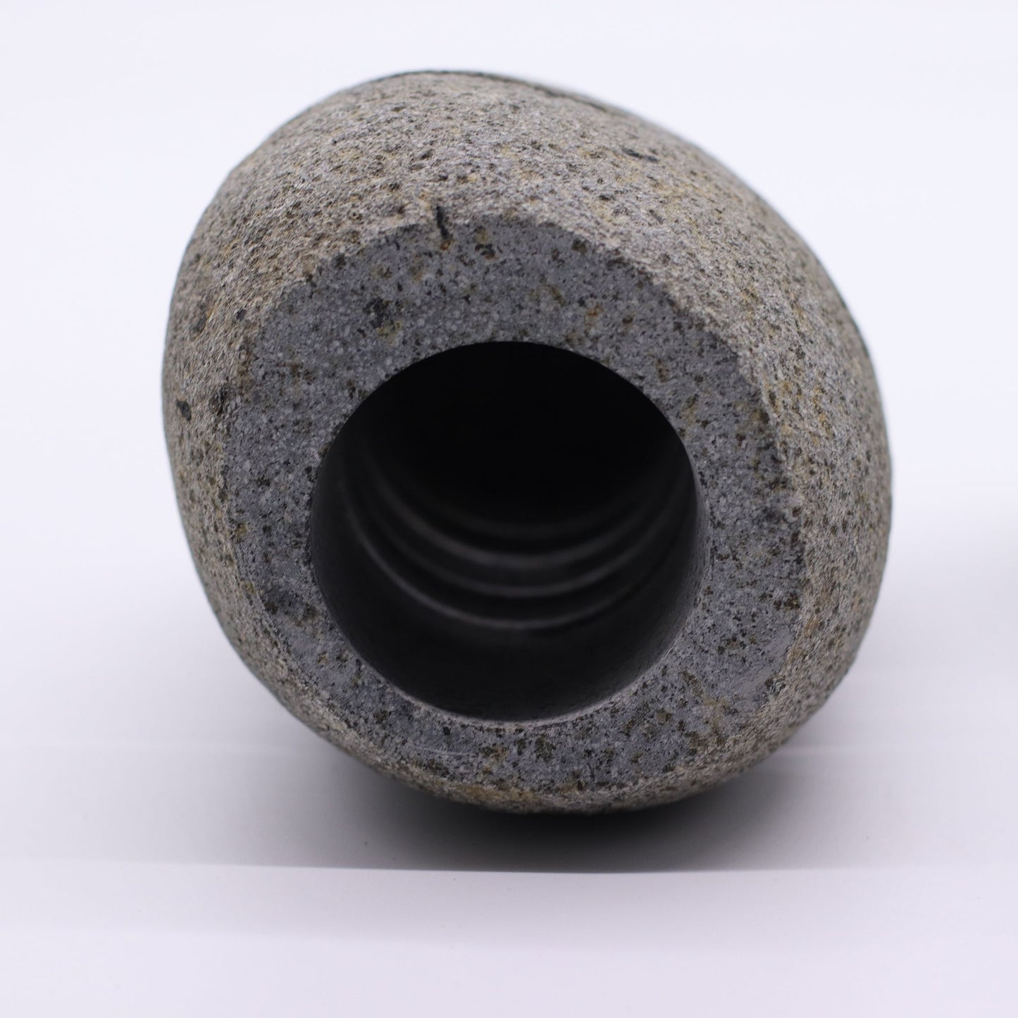 Natural Riverstone Candle Holder - Standing Stone Cut