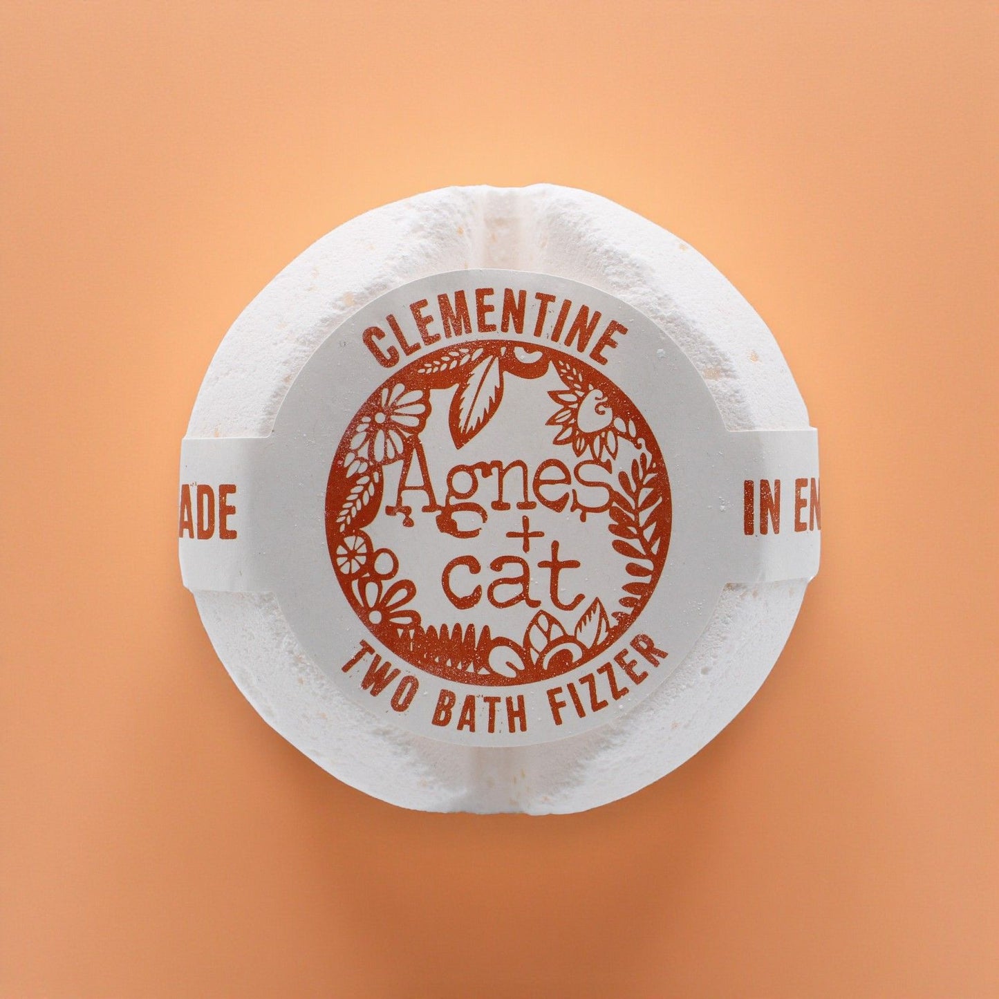 Agnes + Cat Bath Fizzer - Clementine