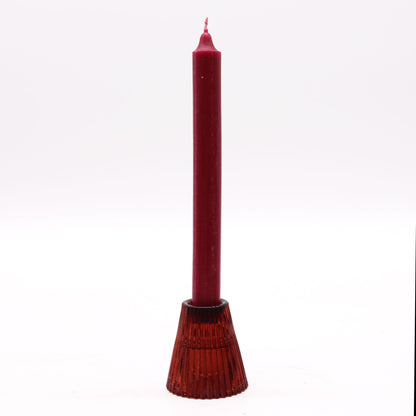 Flip Dinner Candle / Tealight Holder - Vampire Red