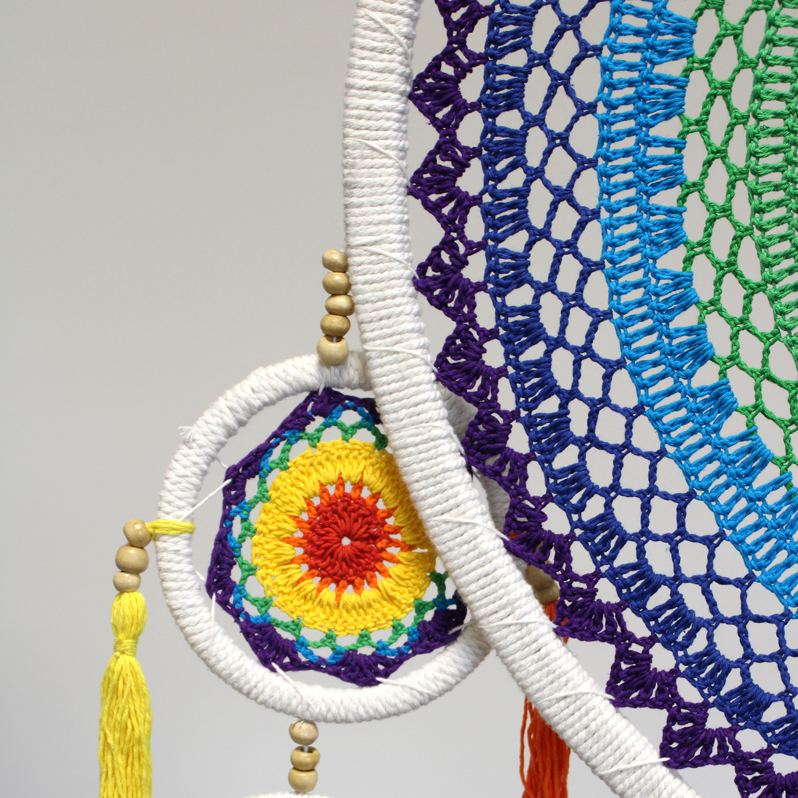 Extra Large Dreamcatcher – Vivid Rainbow